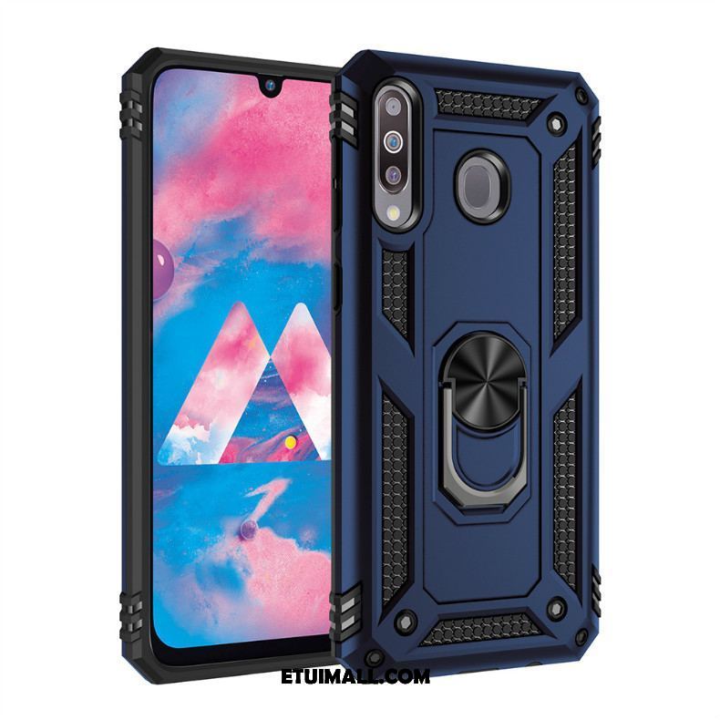 Etui Samsung Galaxy A40s Srebro Magnetyzm Trudno Wspornik Gwiazda Futerał Dyskont