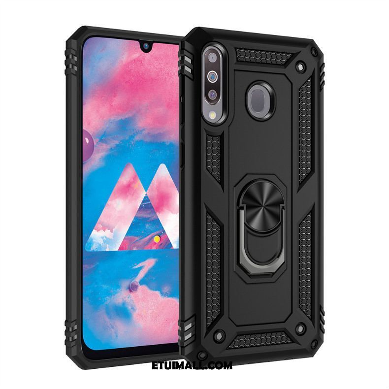 Etui Samsung Galaxy A40s Srebro Magnetyzm Trudno Wspornik Gwiazda Futerał Dyskont