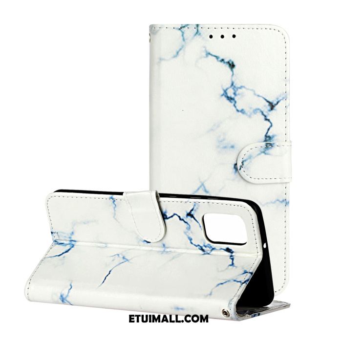 Etui Samsung Galaxy A41 Tendencja Piękny Czarny Kreskówka Skórzany Futerał Futerał Online