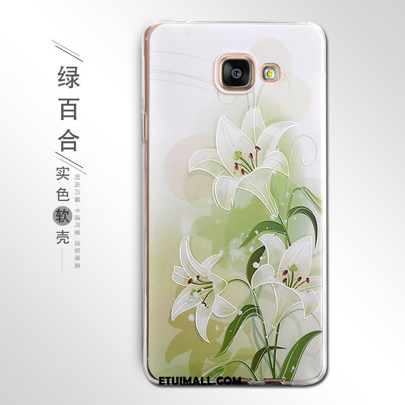 Etui Samsung Galaxy A5 2016 Niebieski Relief Telefon Komórkowy Miękki Gwiazda Obudowa Online