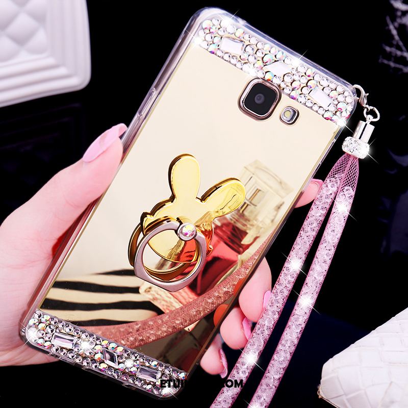Etui Samsung Galaxy A5 2016 Różowe Złoto Kolor Telefon Komórkowy Miękki Klejnoty Futerał Sklep