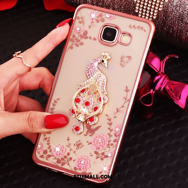 Etui Samsung Galaxy A5 2016 Silikonowe Gwiazda Ring Rhinestone Cienka Obudowa Tanie