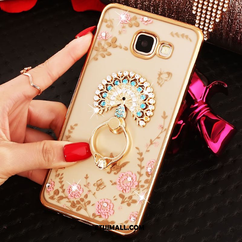 Etui Samsung Galaxy A5 2016 Silikonowe Gwiazda Ring Rhinestone Cienka Obudowa Tanie