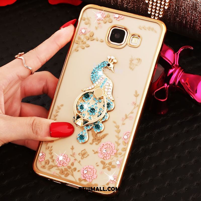 Etui Samsung Galaxy A5 2016 Silikonowe Gwiazda Ring Rhinestone Cienka Obudowa Tanie