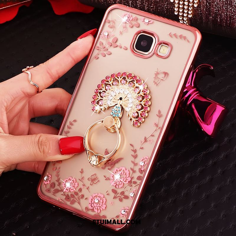 Etui Samsung Galaxy A5 2016 Silikonowe Gwiazda Ring Rhinestone Cienka Obudowa Tanie