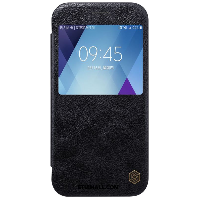 Etui Samsung Galaxy A5 2017 Telefon Komórkowy Złoto Skórzany Futerał Ochraniacz Gwiazda Futerał Sklep