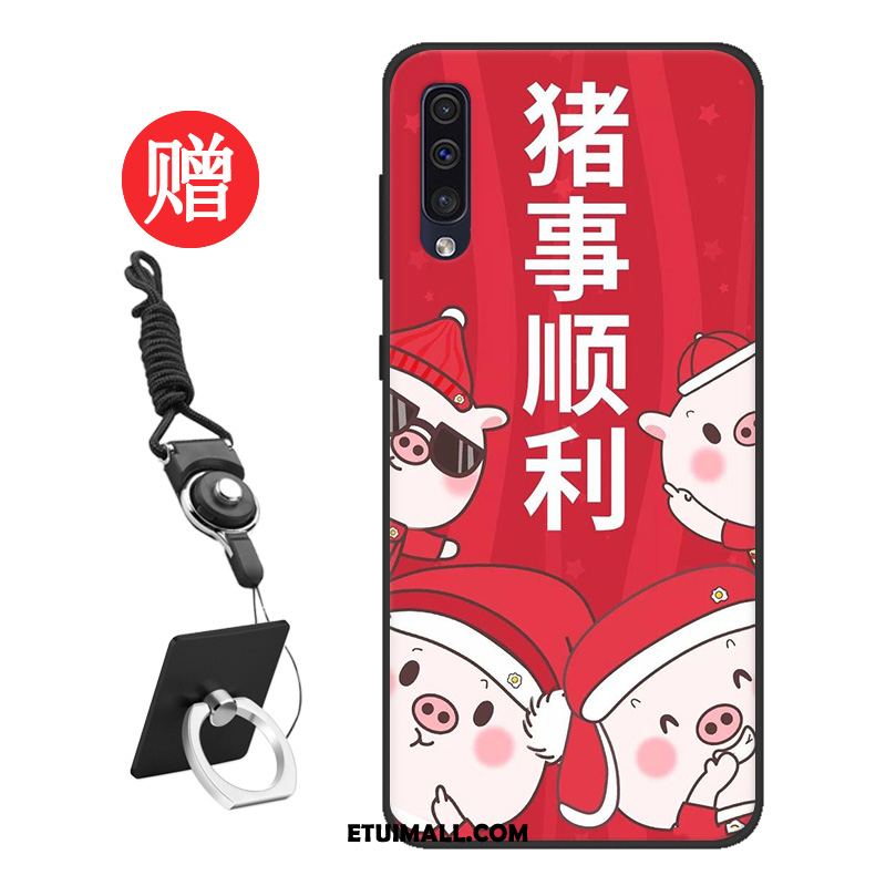 Etui Samsung Galaxy A50 Czerwony Netto All Inclusive Dostosowane Gwiazda Anti-fall Pokrowce Kupię