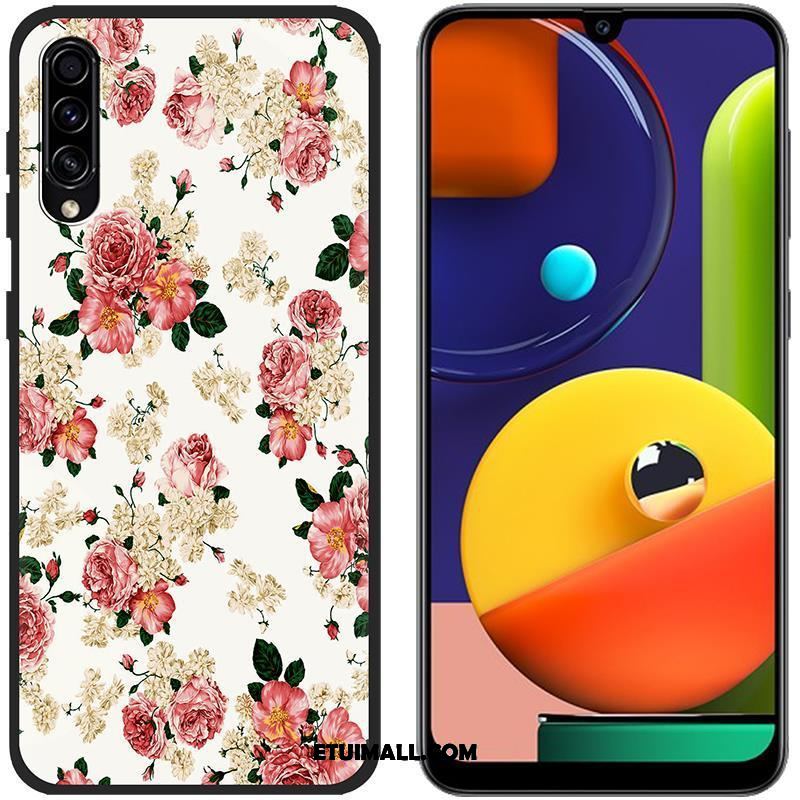 Etui Samsung Galaxy A50s Kolor Niebieski Płótno Ochraniacz Anti-fall Obudowa Sklep