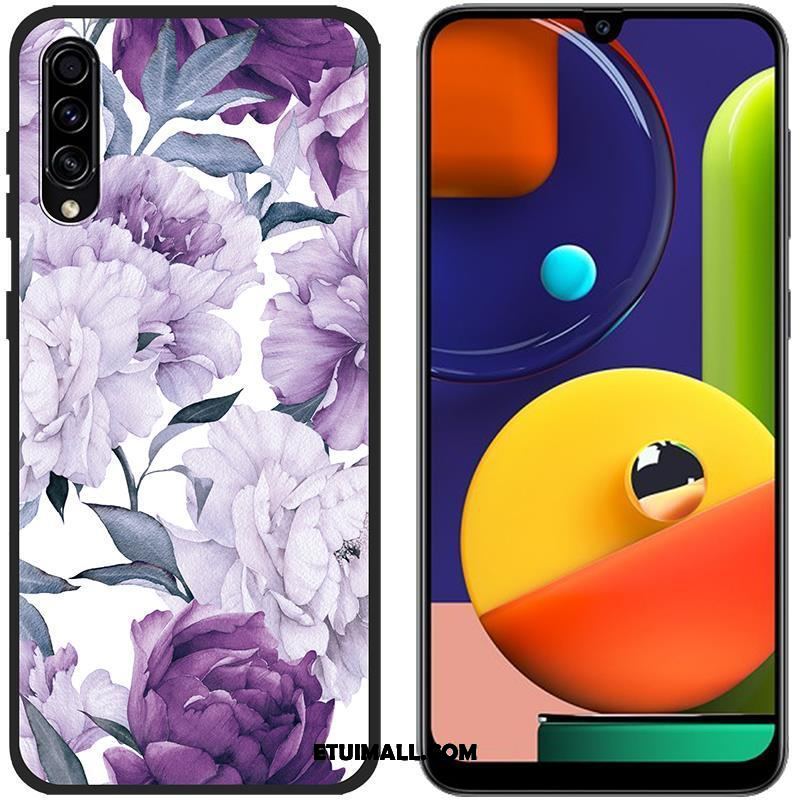 Etui Samsung Galaxy A50s Kolor Niebieski Płótno Ochraniacz Anti-fall Obudowa Sklep