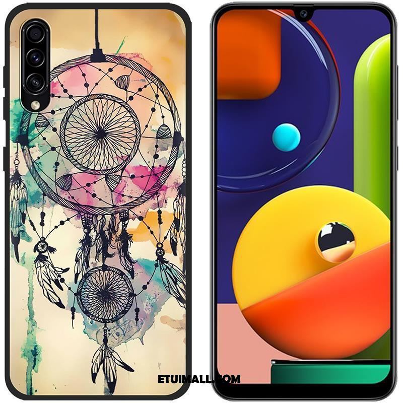 Etui Samsung Galaxy A50s Kolor Niebieski Płótno Ochraniacz Anti-fall Obudowa Sklep