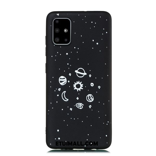 Etui Samsung Galaxy A51 Anti-fall Czarny All Inclusive Gwiazda Wiszące Ozdoby Pokrowce Na Sprzedaż