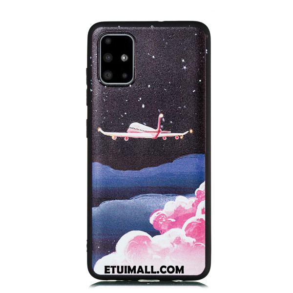 Etui Samsung Galaxy A51 Anti-fall Czarny All Inclusive Gwiazda Wiszące Ozdoby Pokrowce Na Sprzedaż