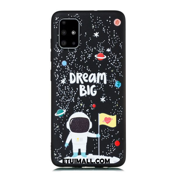 Etui Samsung Galaxy A51 Anti-fall Czarny All Inclusive Gwiazda Wiszące Ozdoby Pokrowce Na Sprzedaż