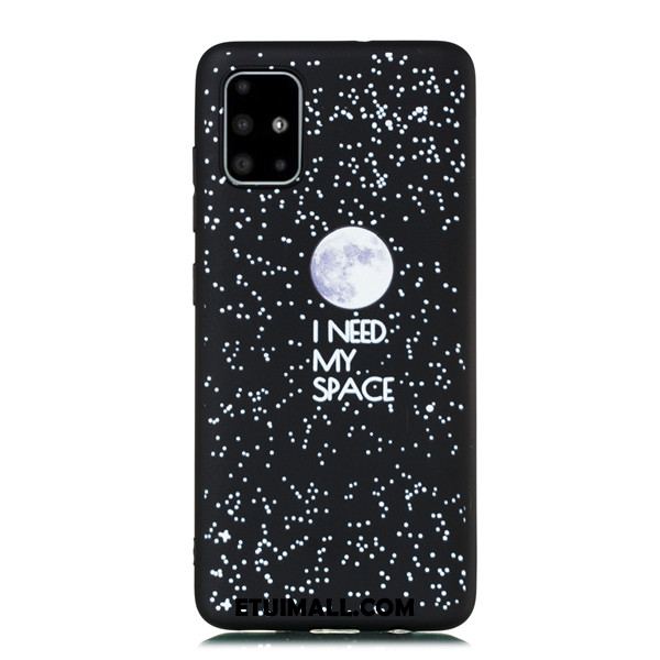 Etui Samsung Galaxy A51 Anti-fall Czarny All Inclusive Gwiazda Wiszące Ozdoby Pokrowce Na Sprzedaż