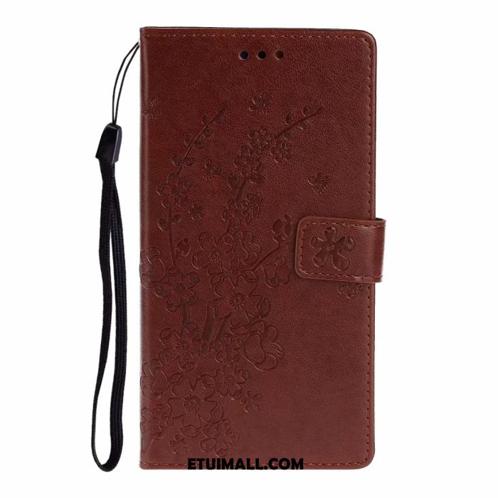 Etui Samsung Galaxy A51 Purpurowy Relief Telefon Komórkowy Gwiazda Kwiat Śliwy Futerał Online