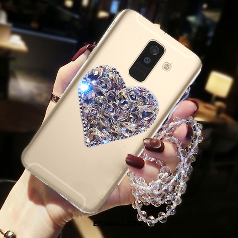 Etui Samsung Galaxy A6+ Anti-fall Rhinestone Złoto Telefon Komórkowy Gwiazda Pokrowce Kup