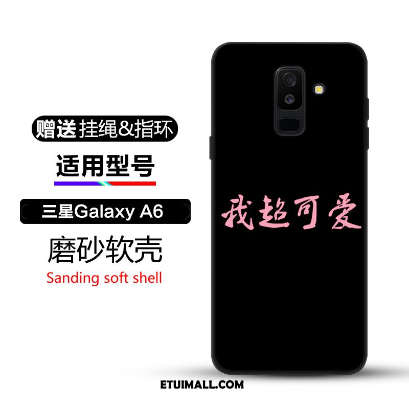 Etui Samsung Galaxy A6+ Ochraniacz Gwiazda Anti-fall Tendencja Czarny Obudowa Tanie