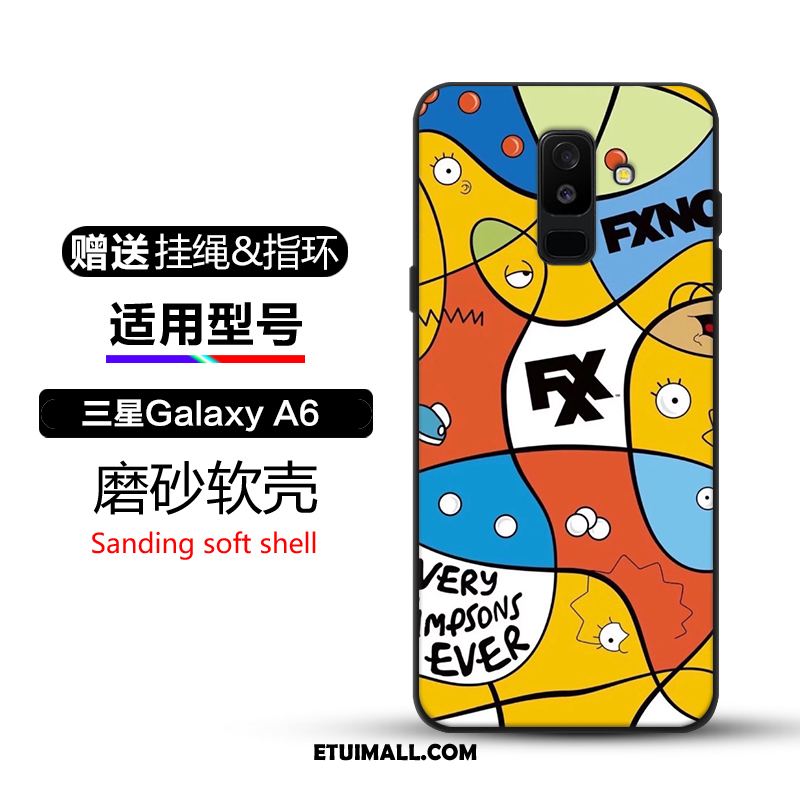 Etui Samsung Galaxy A6+ Ochraniacz Gwiazda Anti-fall Tendencja Czarny Obudowa Tanie