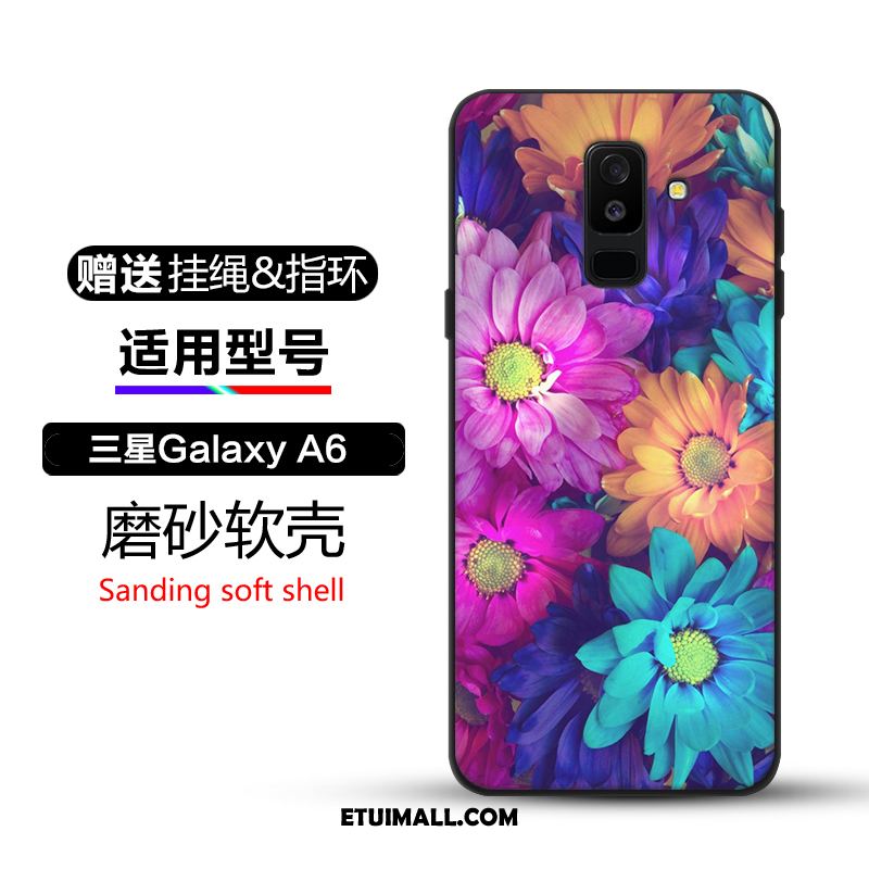 Etui Samsung Galaxy A6+ Ochraniacz Gwiazda Anti-fall Tendencja Czarny Obudowa Tanie