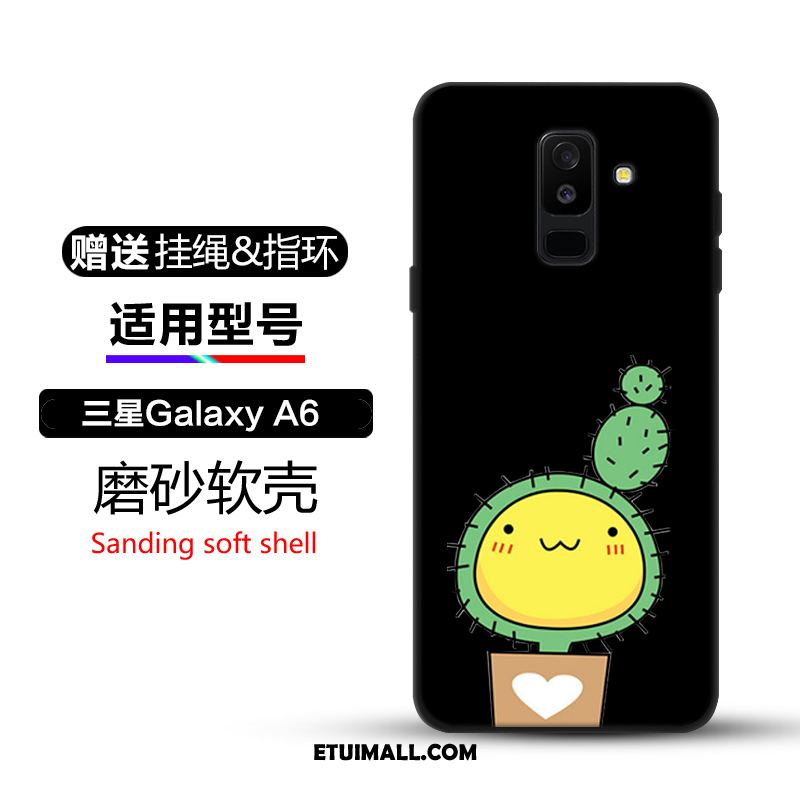 Etui Samsung Galaxy A6+ Ochraniacz Gwiazda Anti-fall Tendencja Czarny Obudowa Tanie