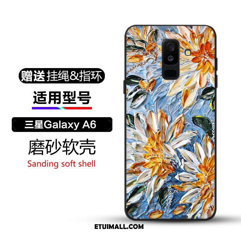 Etui Samsung Galaxy A6 Piękny Niebieski Gwiazda Ochraniacz Telefon Komórkowy Futerał Tanie