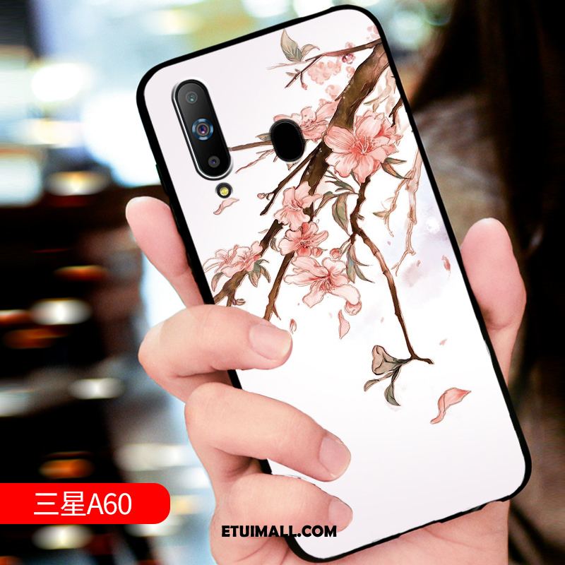 Etui Samsung Galaxy A60 Anti-fall Miękki Ochraniacz Telefon Komórkowy Relief Pokrowce Tanie