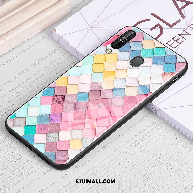 Etui Samsung Galaxy A60 Wiatr Szkło Filmy Gwiazda Ziarno Drewna Obudowa Tanie