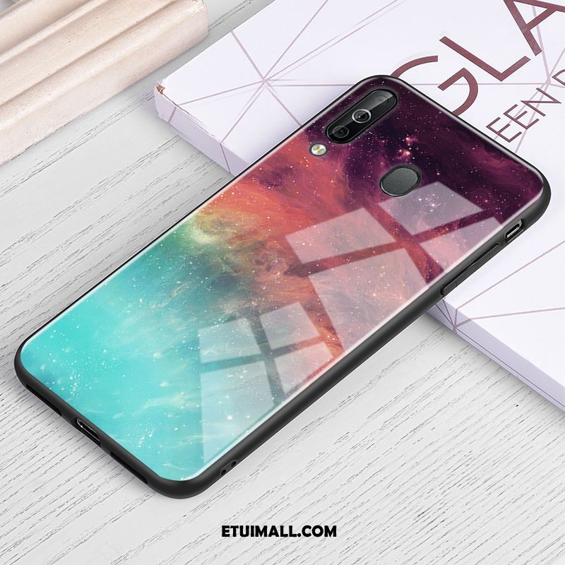 Etui Samsung Galaxy A60 Wiatr Szkło Filmy Gwiazda Ziarno Drewna Obudowa Tanie