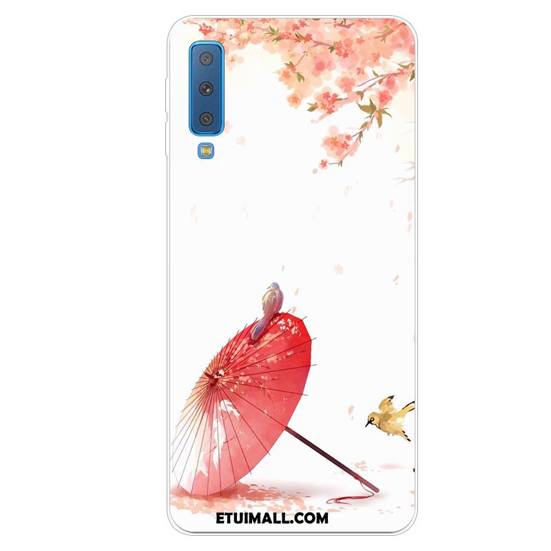 Etui Samsung Galaxy A7 2018 Anti-fall Gwiazda Różowe Telefon Komórkowy Ochraniacz Obudowa Tanie