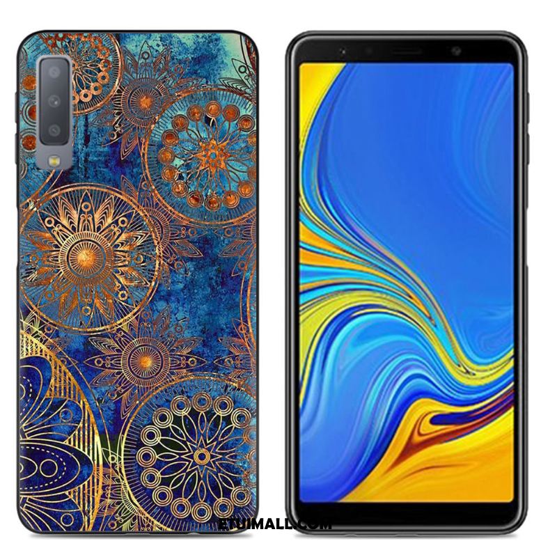 Etui Samsung Galaxy A7 2018 Anti-fall Miękki Kolor Różowe Gwiazda Futerał Na Sprzedaż