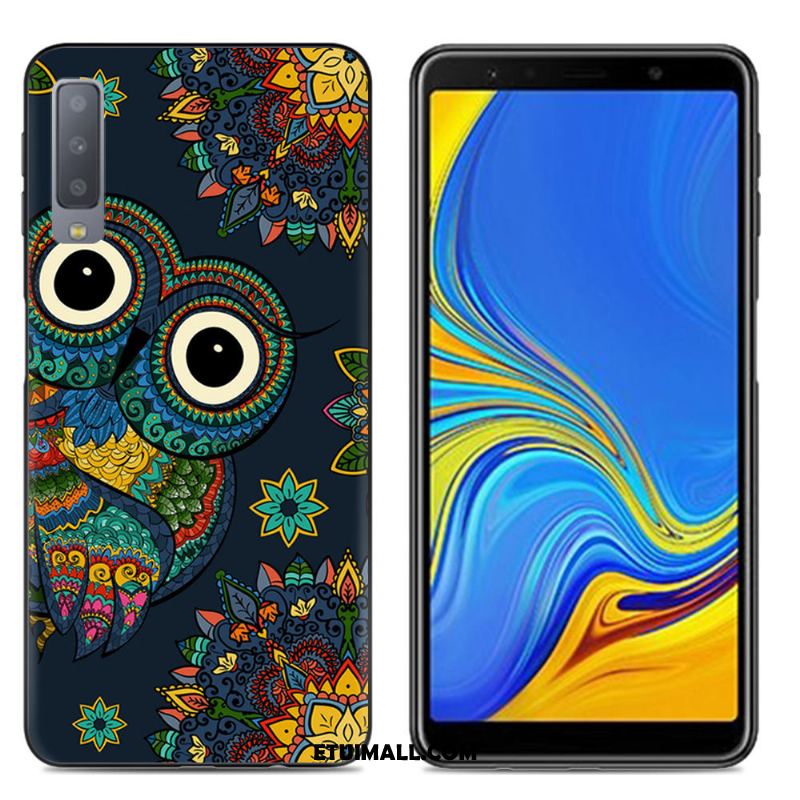 Etui Samsung Galaxy A7 2018 Anti-fall Miękki Kolor Różowe Gwiazda Futerał Na Sprzedaż