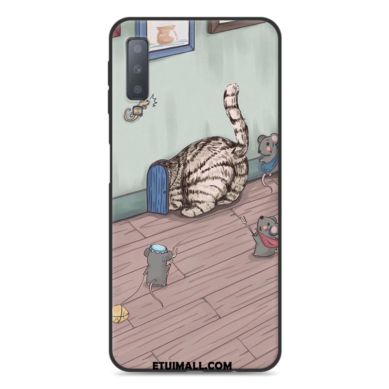 Etui Samsung Galaxy A7 2018 Anti-fall Miękki Telefon Komórkowy Piękny Kreskówka Pokrowce Online