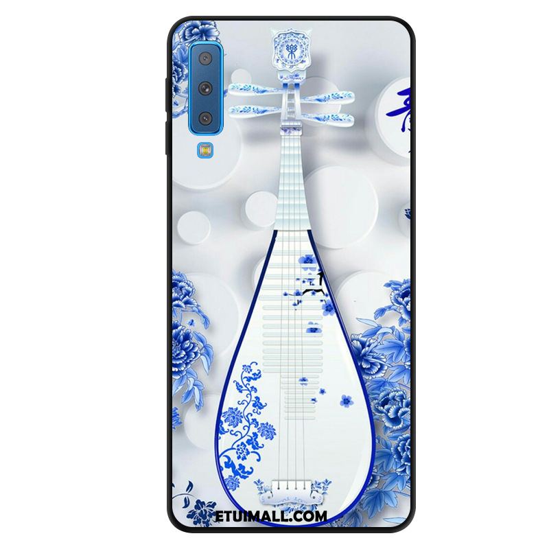 Etui Samsung Galaxy A7 2018 Niebieski Świeży Kreskówka Sztuka Telefon Komórkowy Obudowa Kupię