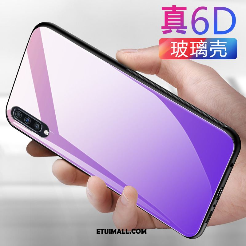 Etui Samsung Galaxy A70 Proste Modna Marka Jednolity Kolor Anti-fall Silikonowe Pokrowce Tanie