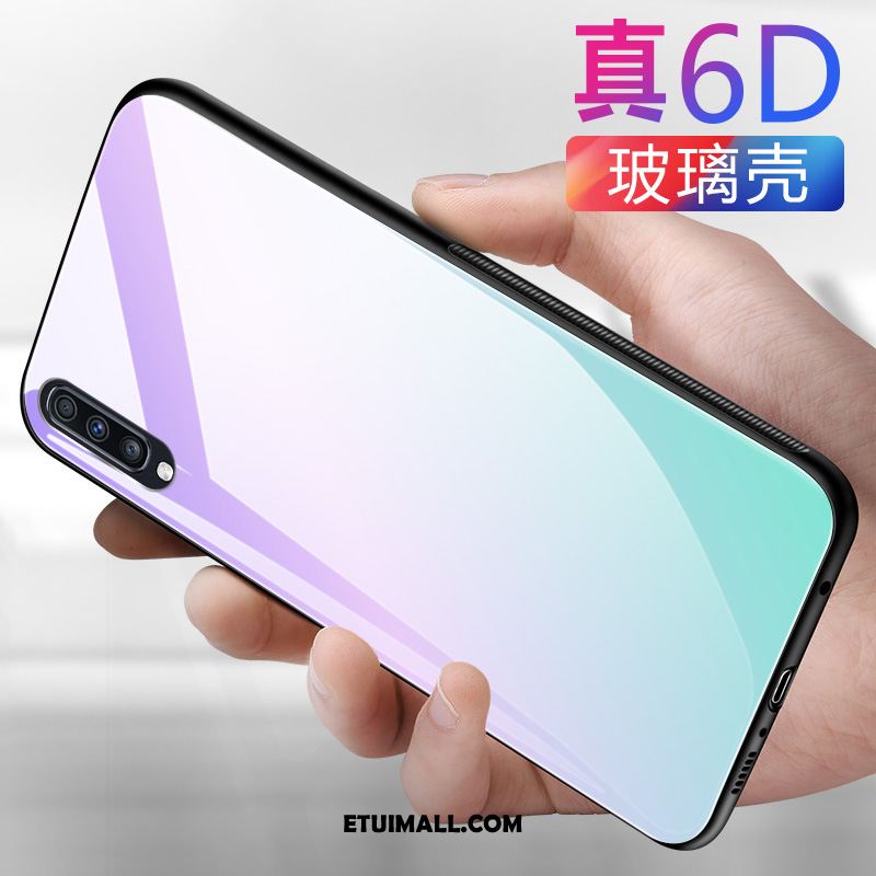 Etui Samsung Galaxy A70 Proste Modna Marka Jednolity Kolor Anti-fall Silikonowe Pokrowce Tanie