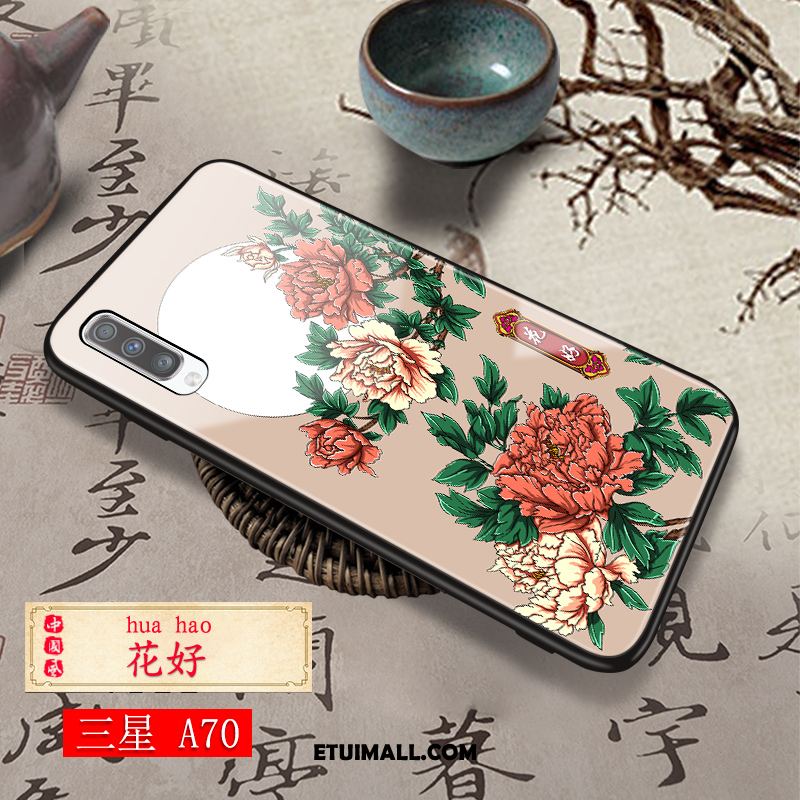 Etui Samsung Galaxy A70 Silikonowe Proste Vintage Chiński Styl All Inclusive Pokrowce Kup