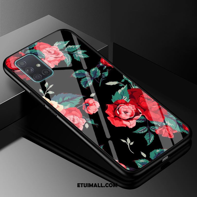 Etui Samsung Galaxy A71 Anti-fall Kreatywne Gwiazda Czarny Modna Marka Pokrowce Tanie