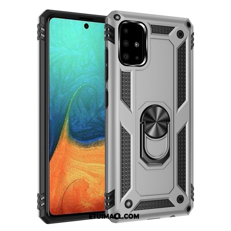 Etui Samsung Galaxy A71 Pancerz Europa Gwiazda Wspornik Srebro Obudowa Oferta