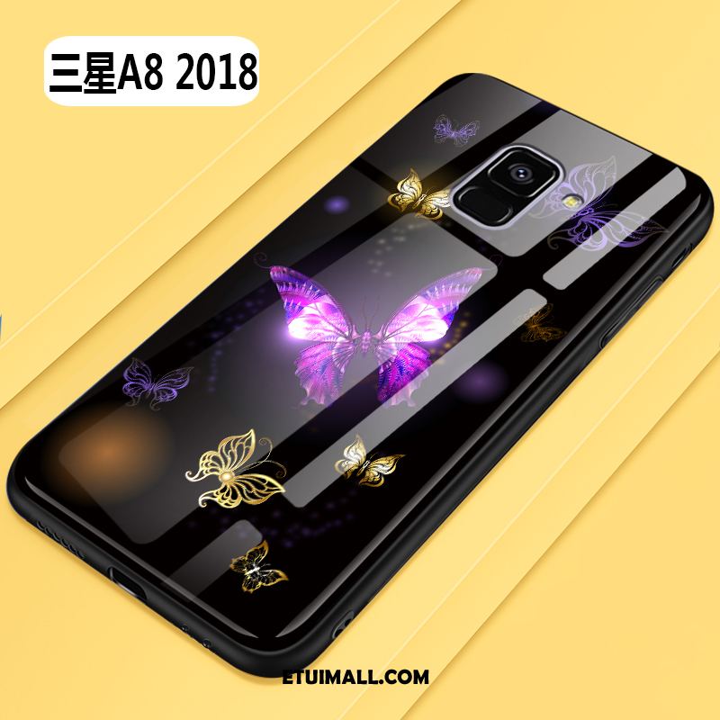 Etui Samsung Galaxy A8 2018 Anti-fall Purpurowy Telefon Komórkowy Gwiazda Ochraniacz Pokrowce Sprzedam