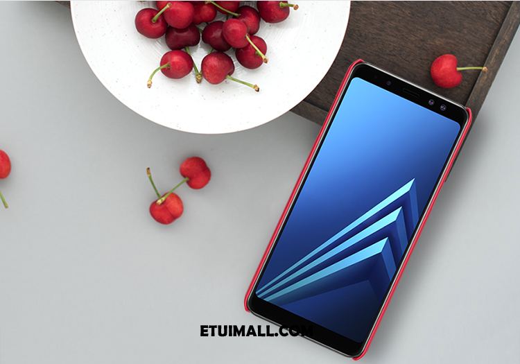 Etui Samsung Galaxy A8 2018 Nubuku Antypoślizgowe Telefon Komórkowy Gwiazda Czarny Futerał Sklep