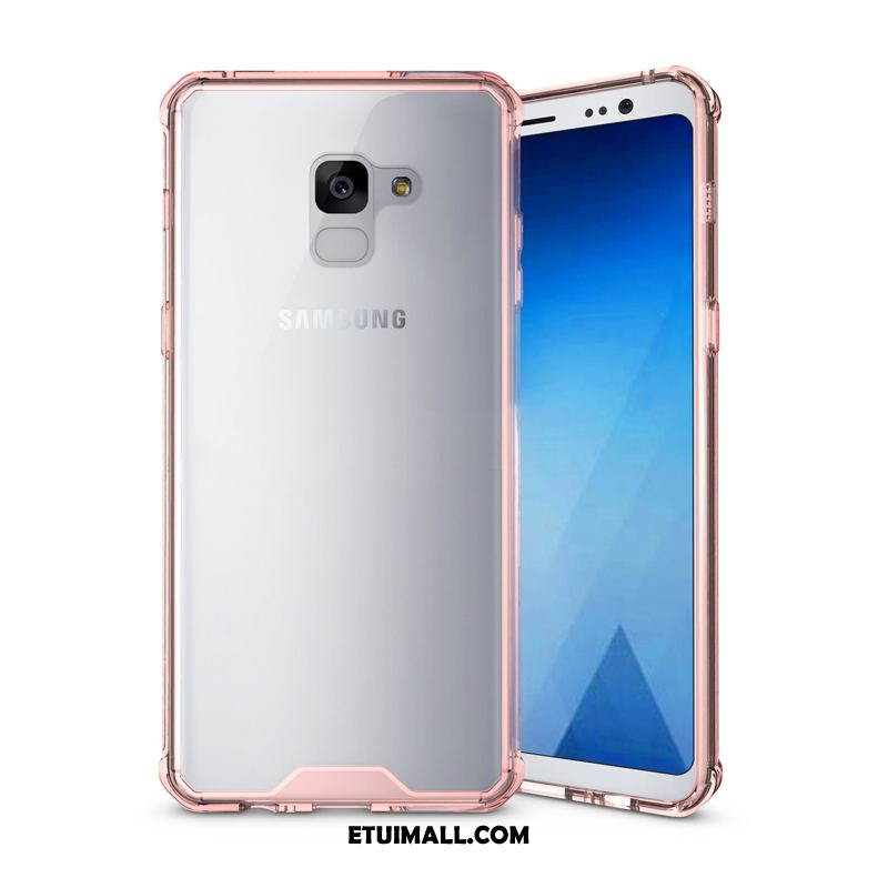 Etui Samsung Galaxy A8 2018 Przezroczysty Anti-fall Czarny Telefon Komórkowy Gwiazda Obudowa Oferta