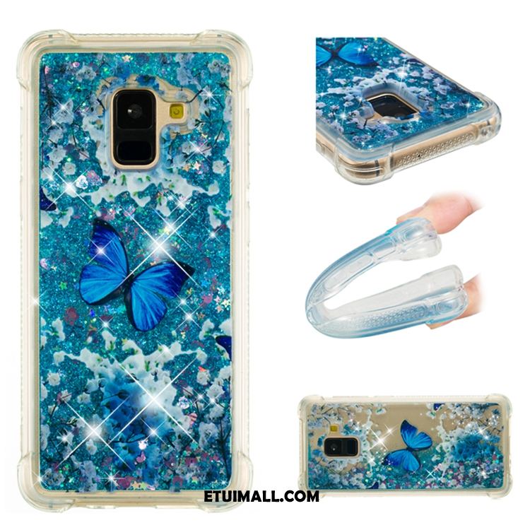 Etui Samsung Galaxy A8 2018 Telefon Komórkowy Quicksand Anti-fall Gwiazda Liquid Obudowa Online