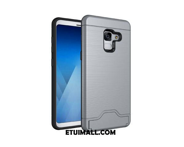 Etui Samsung Galaxy A8 2018 Wspornik Karta Gwiazda Ochraniacz Fluo Futerał Sprzedam