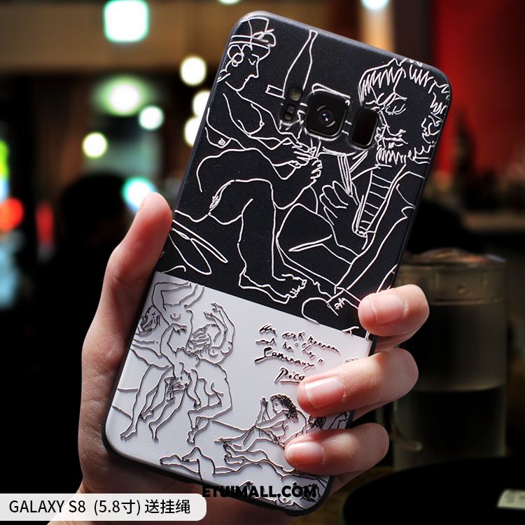 Etui Samsung Galaxy A8 Anti-fall Kreatywne Kolor Cienkie Silikonowe Obudowa Sklep