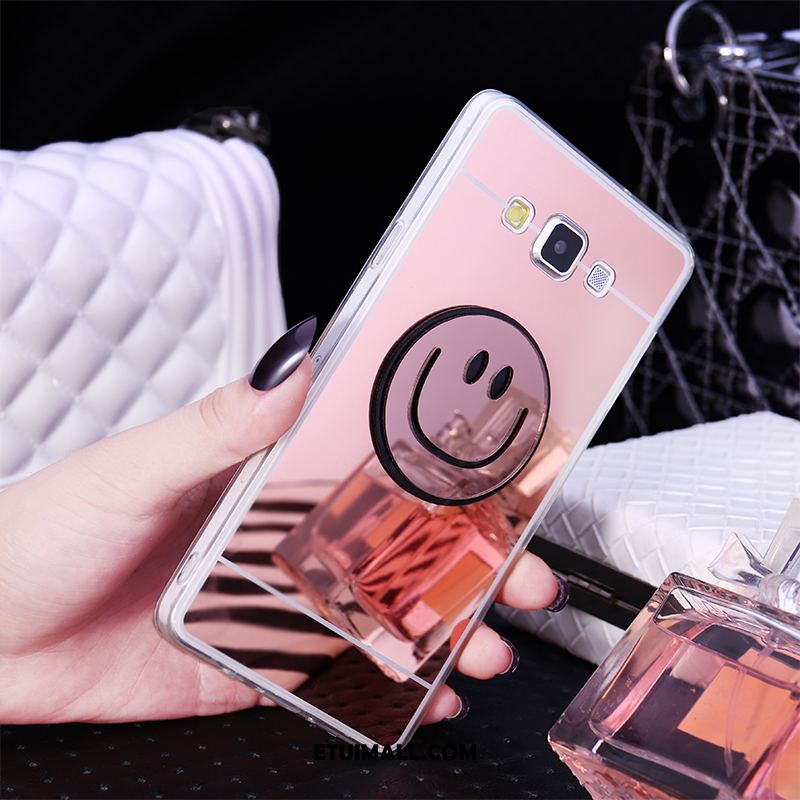 Etui Samsung Galaxy A8 Gwiazda Telefon Komórkowy Miłość Silikonowe Różowe Złoto Obudowa Sklep