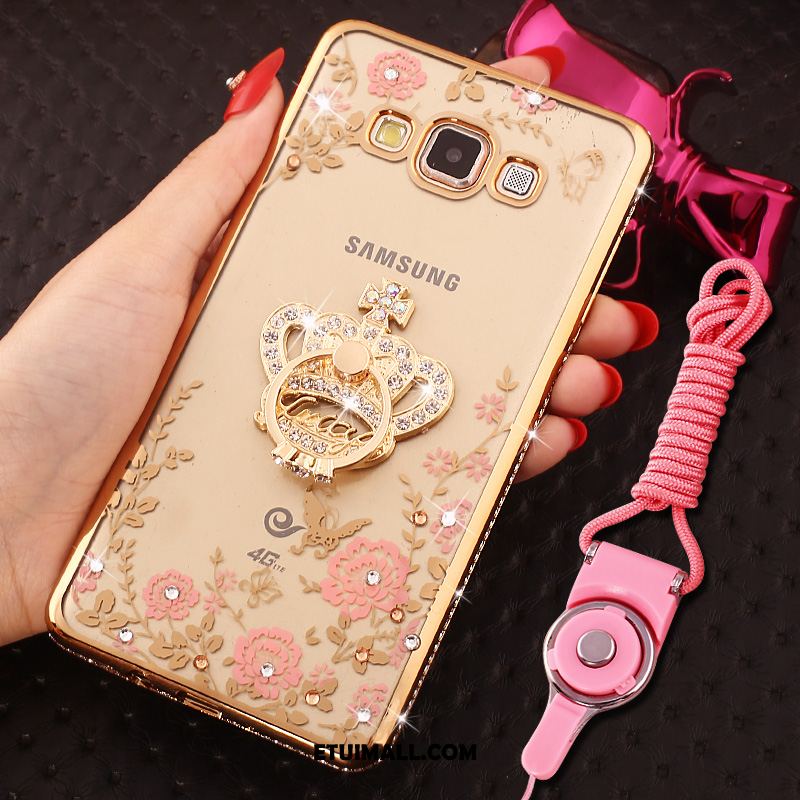 Etui Samsung Galaxy A8 Ochraniacz Gwiazda Silikonowe Telefon Komórkowy Złoto Pokrowce Tanie