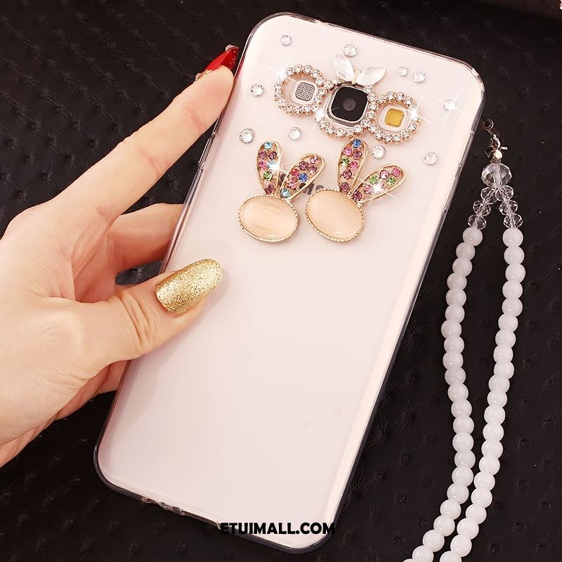 Etui Samsung Galaxy A8 Przezroczysty Siatkowe Miękki Rhinestone Telefon Komórkowy Futerał Tanie