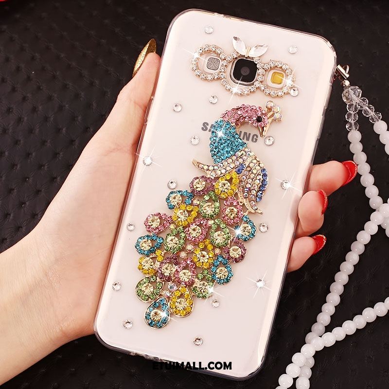 Etui Samsung Galaxy A8 Przezroczysty Siatkowe Miękki Rhinestone Telefon Komórkowy Futerał Tanie