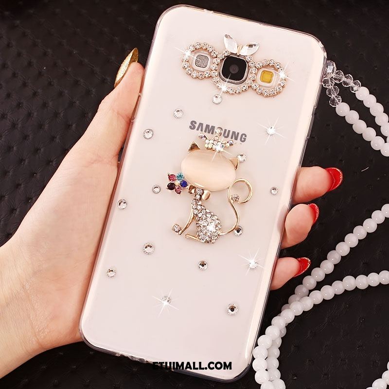 Etui Samsung Galaxy A8 Przezroczysty Siatkowe Miękki Rhinestone Telefon Komórkowy Futerał Tanie