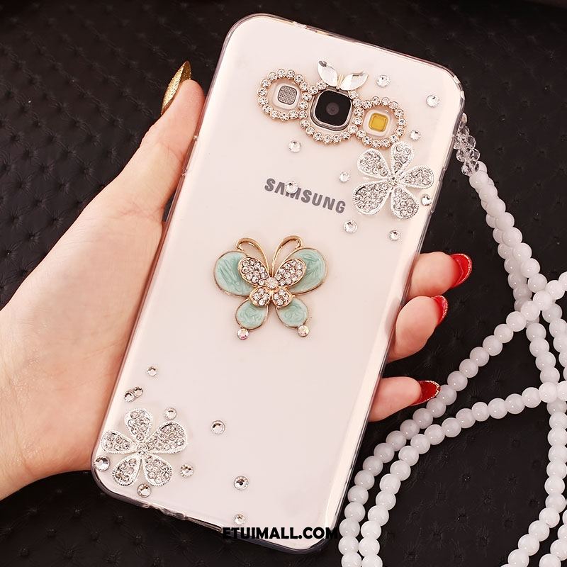 Etui Samsung Galaxy A8 Przezroczysty Siatkowe Miękki Rhinestone Telefon Komórkowy Futerał Tanie